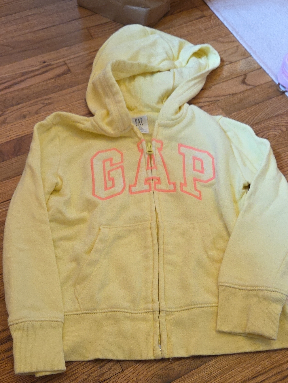 Gap KIDS Yellow Zip-up Hoodie